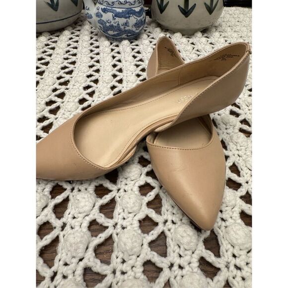 Nine West Saige D’Orsay Flat color tan size 7.5 used in excellent condition. - Picture 1 of 10